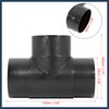 INFINAUTO 60mm Car 3 Way Air Ducting Elbow Pipe T