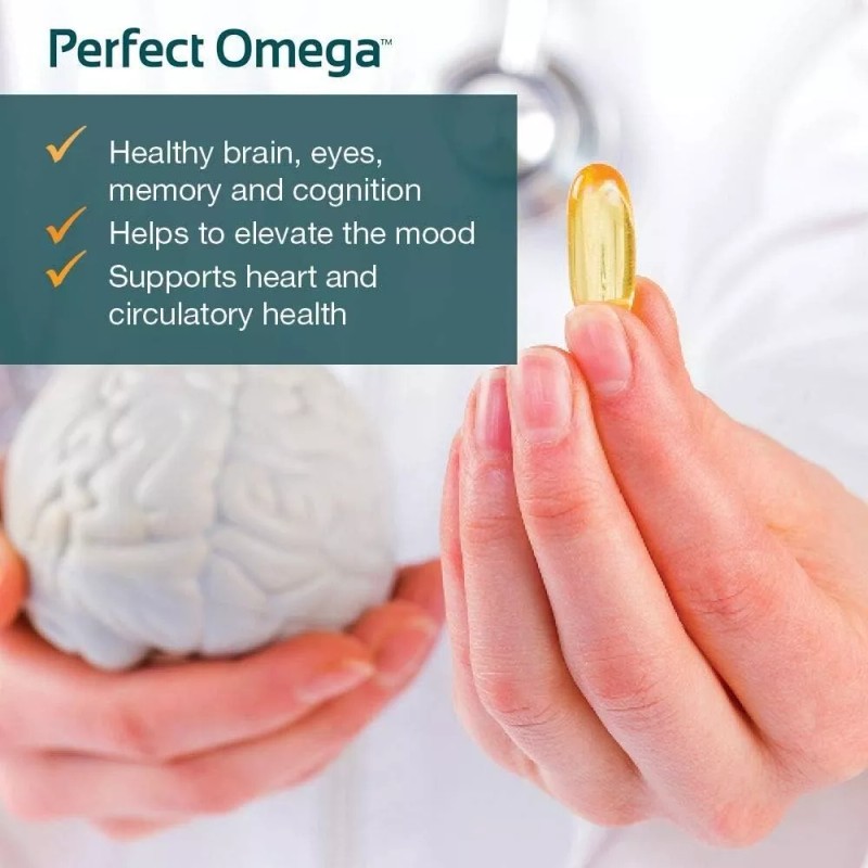 Perfect Omega Fish Oil Omega 3 Alaskan Fish Oil Supplement