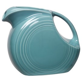 Fiesta 67-1/4-Ounce Large Disk Pitcher, Turquoise