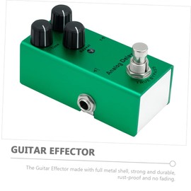 Kisangel Professional Delay Effects Pedal for Guitar True Bypass Metal Construction LED Indicator Sound Modes Guitar Enthusiasts