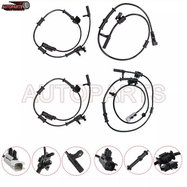 Byteology6 ABS Wheel Speed Sensor Front & Rear For 15-22