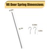 XwaYexa V6 Door Spring, 15.7" x 1/2" Galvanized Steel Screen