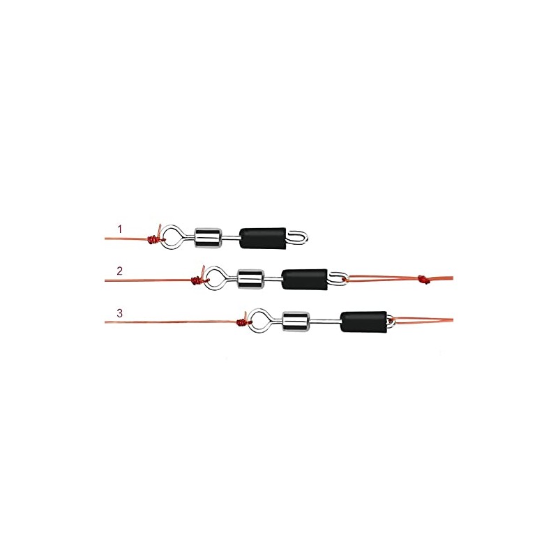 TFS Angling Quick change hook length swivel connector.10,20 or 30