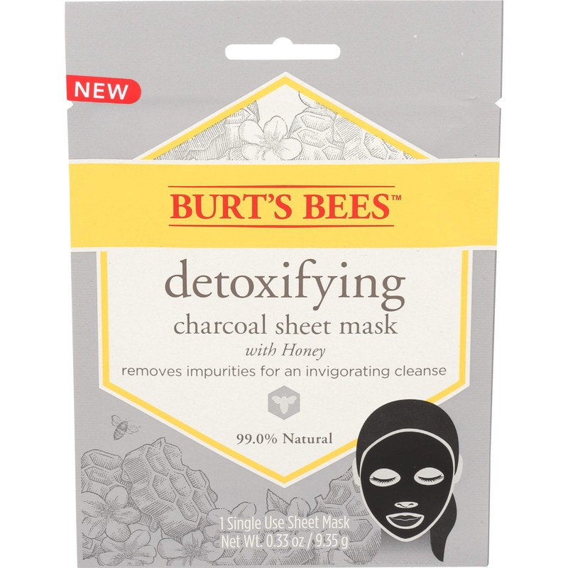 Burts Bees Detoxifying charcoal sheet mask