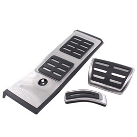 Doo Engy Pedal Cover Pedal Caps Pedal Set Foot Pedal Brake Pedal Accelerator Foot Rest Pedal Cover Pedal Pad Automatic Transmission for Q5 FY from 2016