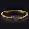 Gemsme 18K Gold Plated 3.0 Cubic Zirconia Classic Tennis Bracelet