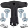 Anti-Theft Wheel Nuts with Security Key - Compatible with Renault
