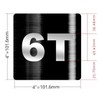 Apartment number 6S sign - UNIT NUMBER 6S SIGN/SUITE 6S