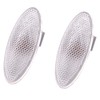 HAOTOM 2X Side Turn Signal Lamp Fender Light Side Marker
