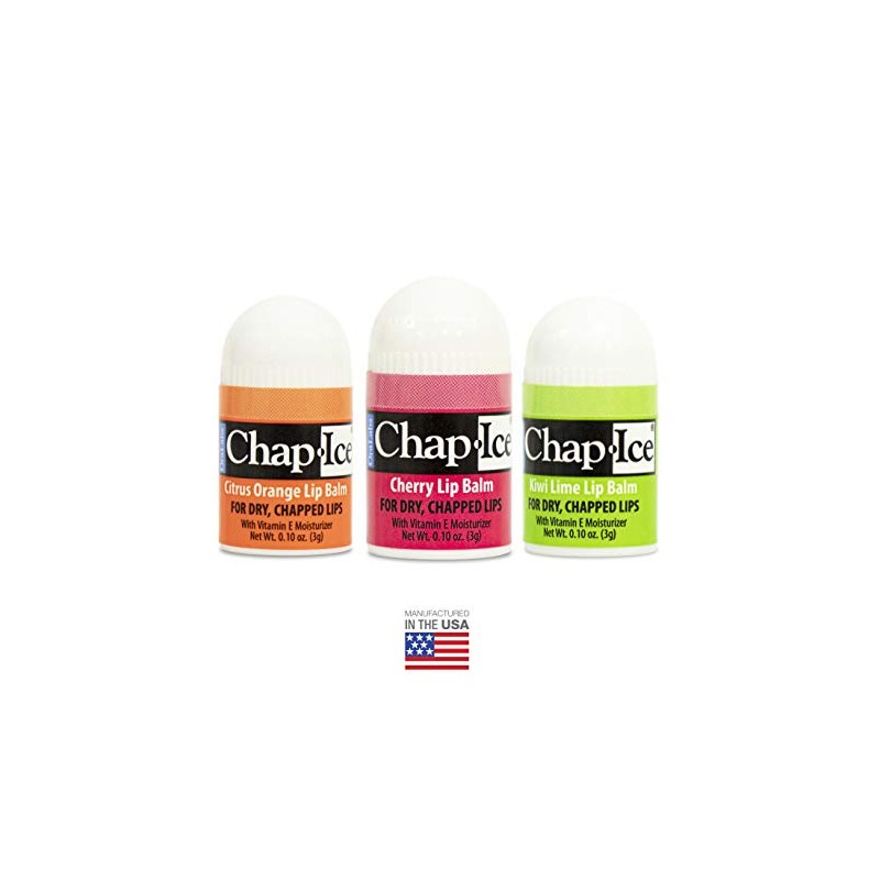 Chap Ice Mini Lip Balm Assorted Flavors 50 Count