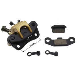 Pit Dirt Bike Front Disc Brake Caliper + Pad For 50cc 70cc 90cc 110cc 125cc 150cc Chinese ATV Quad Buggy Go Kart