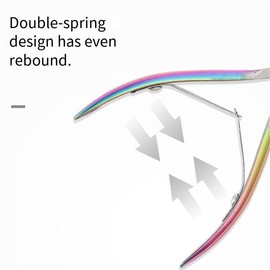 Cuticle Trimmer with Cuticle Pusher and Scissors, Cuticle Remover Professional Durable Pedicure Manicure Tools, Stainless Steel Cuticle Nipper Cutter Clipper (Style1, One size)