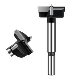 ASNOMY 1-1/4 Inch Forstner Drill Bit, Carbide Tipped Forstner Bit for Hard Wood, Wood Drilling Hole Saw Set Woodworking Hinge Cutter Tool Kits for Wood Plastic Plywood