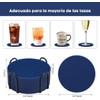 12PCS Posavasos para Mesa con Soporte Portavasos de Silicona Antideslizantes