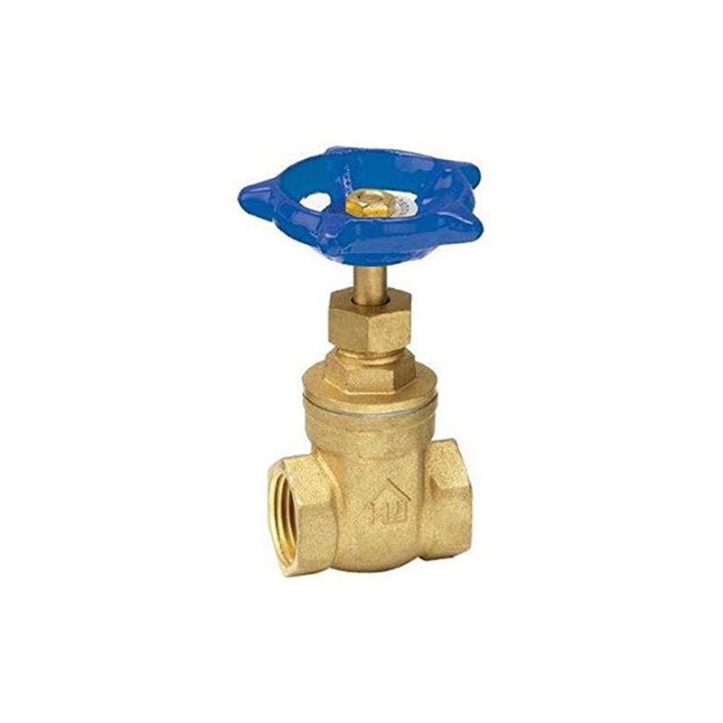 Homewerks 170-2-1-1 Lead Gate Valve, x Female Thread, Brass, 1-Inch,