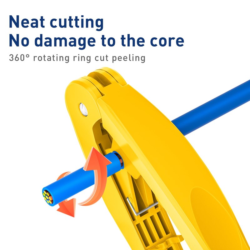 4-in-1 RJ45 Cable Stripper - Wire Stripper Tool Wire Straightener