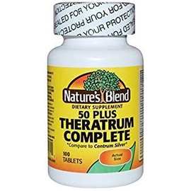 Nature's Blend Theratrum Complete 50 Plus with Lutein and Lycopene 100 Tablets