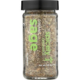 Spicely, Sage Rubbed Organic, 0.6 Ounce
