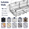 NESOMI Shower Caddy Adhesive Shower Organizer 7-Pack, Rustproof Stainless Steel
