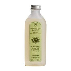 Olivia Dusch-Shampoo, hypoallergen, Bio-Olivenöl und Aloe Vera, 230 ml – ECOCERT