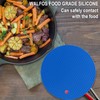 5PCS Silicone Trivet Mats Round Multipurpose Heat Resistant Non Slip