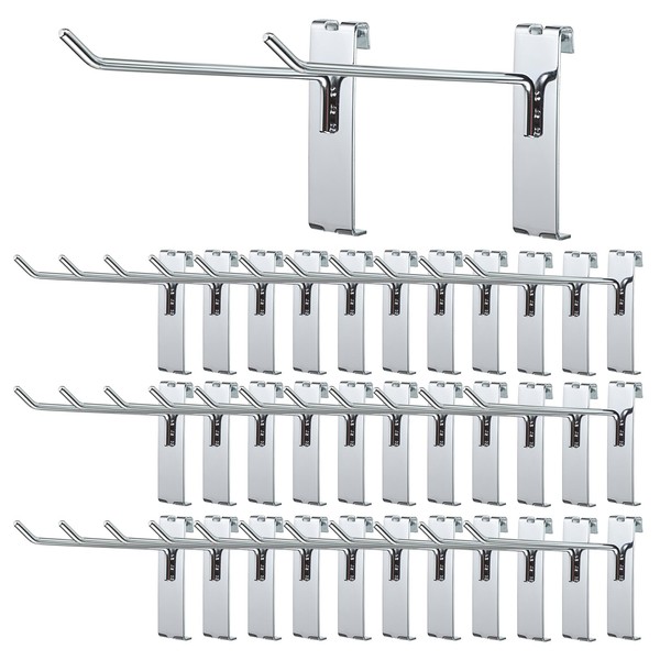 Sumnacon 35 Pack Gridwall Hooks - 6 Inch Gridwall Hook
