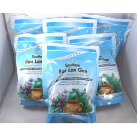 6 Pack! Ban LAN Gen Chong Ji, Instant Herbal Beverage, Tea, Drink, 6 x 20 Servings