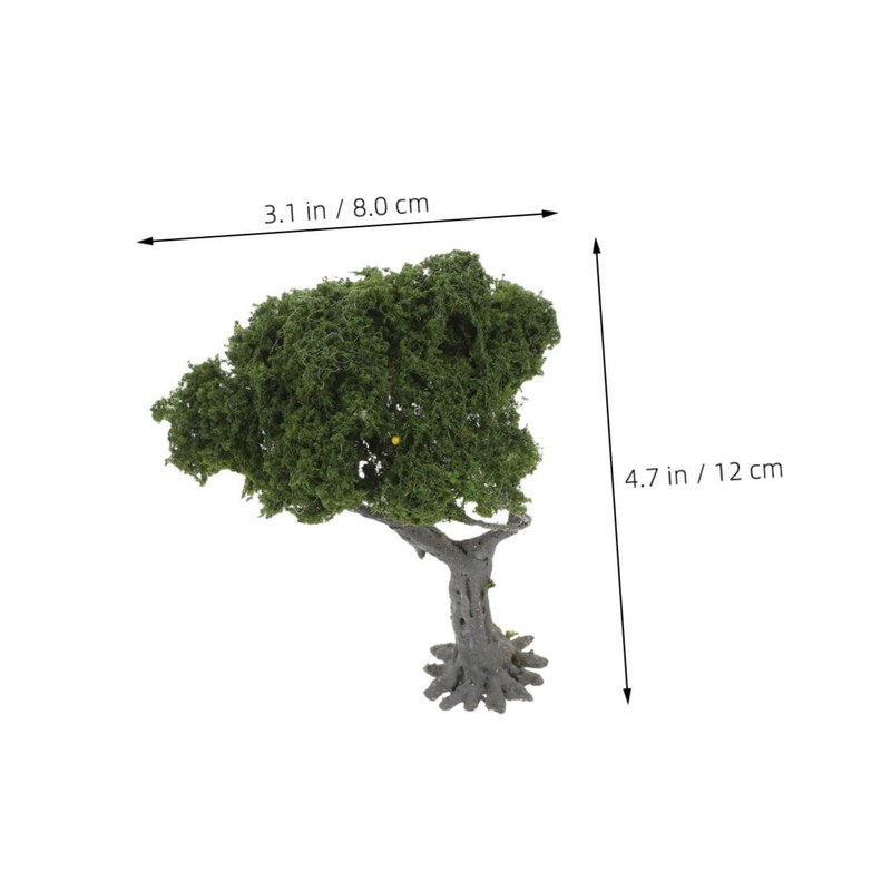 VILLFUL 2pcs Miniature Trees for Sand Table Models Durable Mini