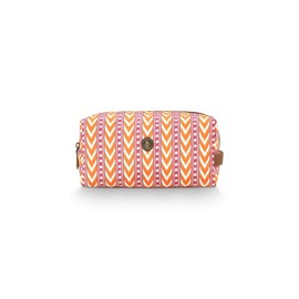 Pip Studio Coco Necessaire Medium Samba Stripes Orange, orange