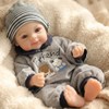 Cloveray 12 Inch Full Body Silicone Baby Doll Girl, 2