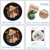 Traziewell Embroidery Kit for Beginners Mushrooms Cross Stitch Kits 3