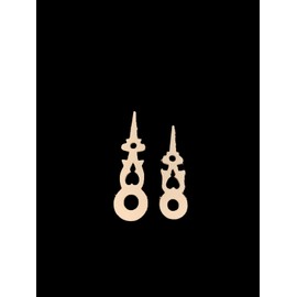 Generic Tools and Replacement for Clock. Cuckoo Clock Hands/Plastic White (A-20) 1-1/2” Or 35 Mm Center Hole Minute Hand