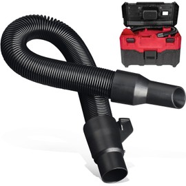14-37-0105 Vacuum Hose for Milwaukee M18 Packout Vacuum 0970-20 0880-20, Fit 18V 2.5 Gallon Wet/Dry Shop Vac Hose Assembly - Internal Storage