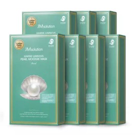 JM Solution 제이엠솔루션 청광 마린 진주 모이스처 마스크 펄 24ml 10매입 x 7개 총 70매 JMsolution Blue Light Marine Pearl Moisture Mask Pearl 24ml 10 Sheets x 7 Packs Total 70 Sheets