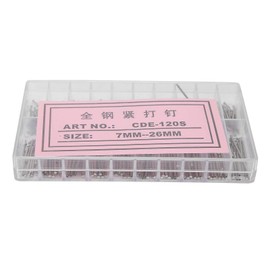 Tube Friction Pin Pressure Bars Pins Rivet Ends for Watch Band Clasp Straps Buckles Thickness 1.2mm Watch Repairing Set Dry Crafts Handicrafts Decorations Accessory for Watch Repairing Watchmakers