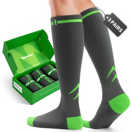 Wakefeet Compression Socks for Women Men 3 Pairs, Compression Stockings, Fragrance Flight Socks for Travelling Sitting | Wakefeet