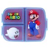 Mario Sandwich Lunch Snack Box Multi Compartment Kids Children School