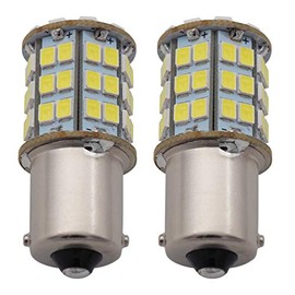 GRV Ba15s 1156 1141 LED Bulb 4W 56-2835SMD Super Bright AC/DC12V-24V 40W Halogen Replacement for RV Trailer Camper Motorhome Interior Lights Cool White Pack of 2