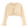 Miccina Toddler Girls Cardigan Sweater Bolero Shrug Baby Kids Long