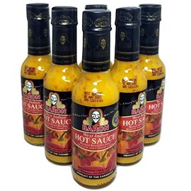 Baron West Indian Mustard Based Hot Sauce - 5.5 oz each (12)