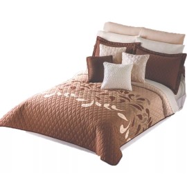 Concord Edredón Ligero Castaña Café Matrimonial Concord