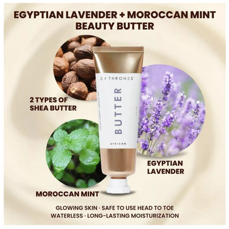 54 Thrones BUTTER Egyptian Lavendar & Moroccan Mint Moisturizer