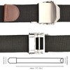 LKMY Tactical Men's Nylon Canvas Cotton US Army Belt Metal