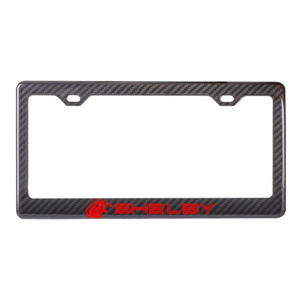 Unbranded Red Shelby License Plate Frame for Shelby Gt500 /