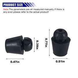 KITUREK Car Door Bumper Shock Absorbers, Rubber Slam Stoppers, Door Side Protector Buffer Pads, Front Rear Door Soundproof Guard Cushion, Car Accessories for Most Cars Trucks SUVs (10PCS)