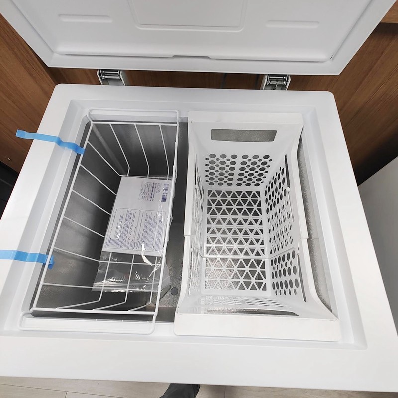 Chest Freezer Basket Deep Freezer Organizer Bin Expandable PP Heavy