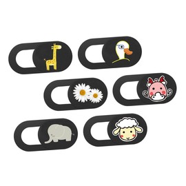 TEHAUX 6PCS Laptop Camera Covers Durable Protective Webcam Easy to Install Use Compatible with Tablets Laptops Compact for Convenient Storage