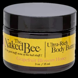 Naked Bee Body Butter 3 Oz. - Grapefruit Blossom Honey