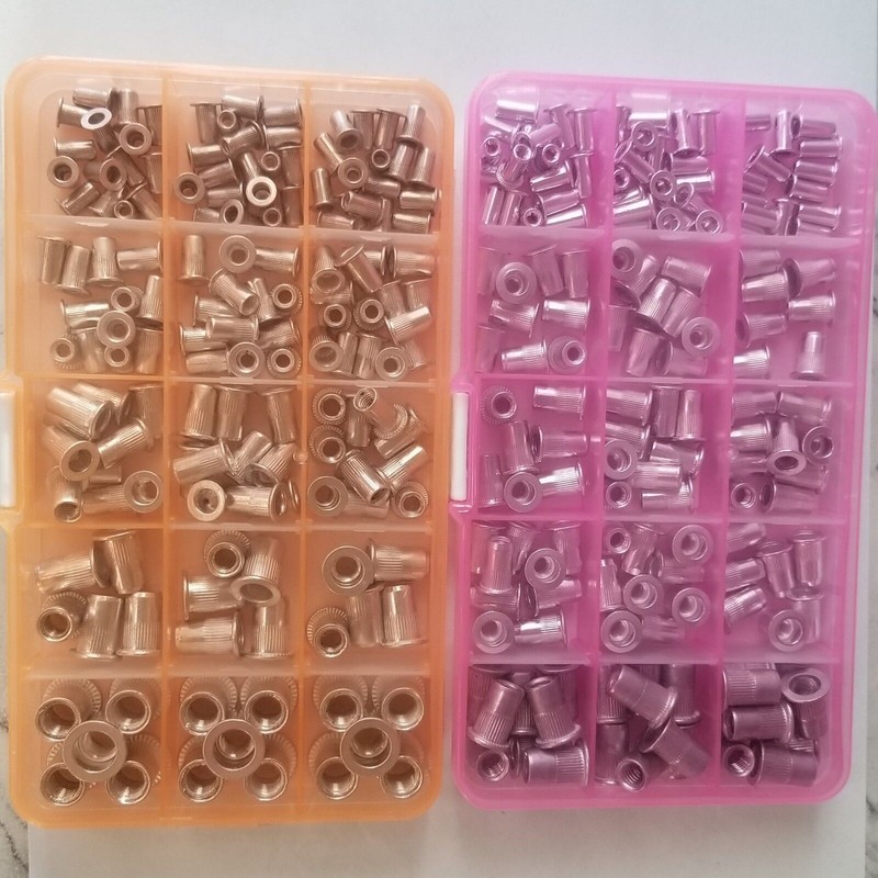 A-LAB Engr 300pcs  Rivet Nut  Kit Rivnut Nutsert Assort Aluminum(150pc