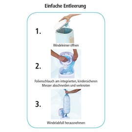 Angelcare Nachfüllkassette für Windeleimer Dress-Up und Classic XL 6er Pack